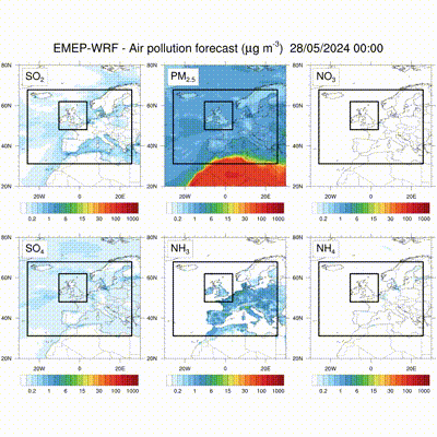 Near real-time air pollution forecast from 28 May - 2 June 2024. Near real-time air pollution forecast from 28 May-2 June 2024.