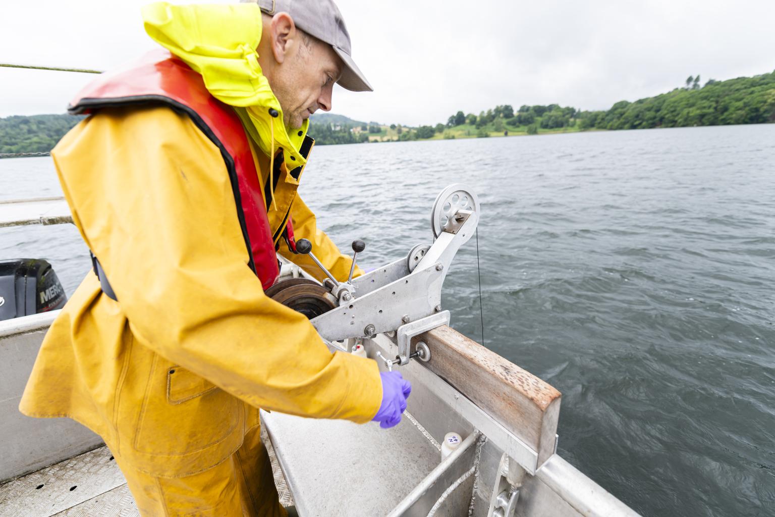 Water sampling, Windermere